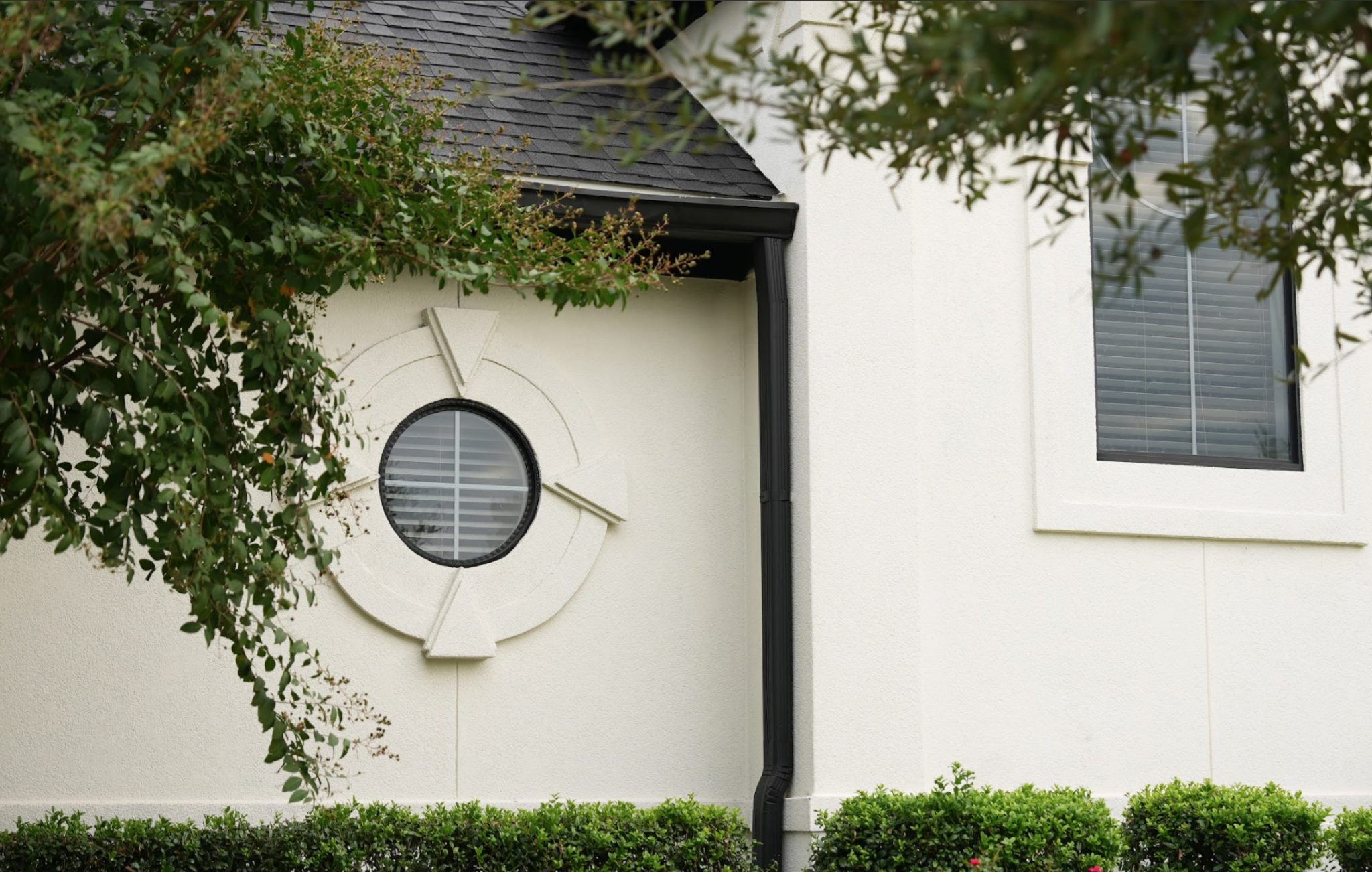 Roof, Gutters and Painting for Stucco Home in Sugar Land, Texas