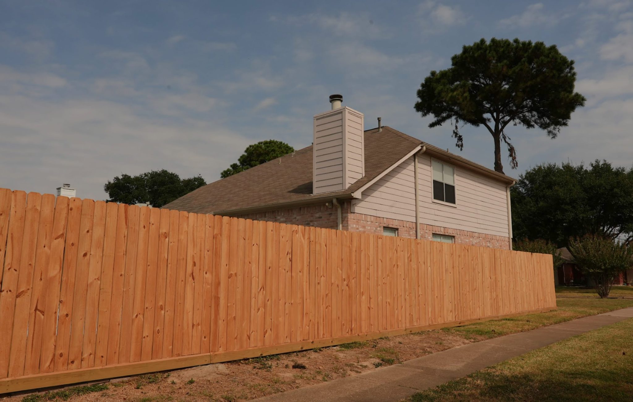 Custom Wooden Fencing Installation in Katy, TX