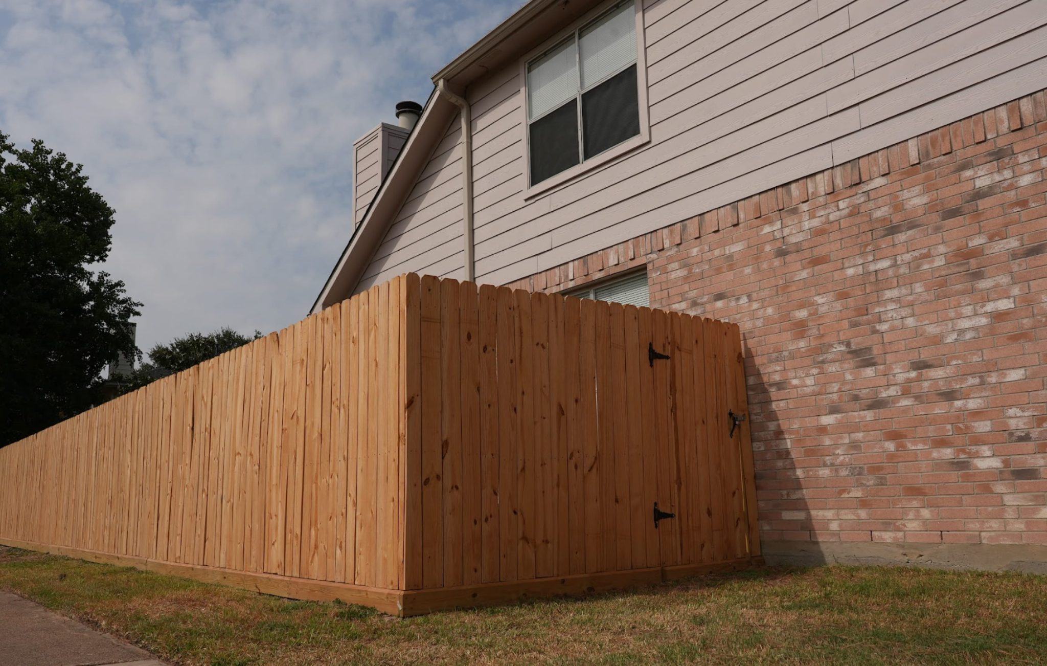 Custom Wooden Fencing Installation in Katy, TX