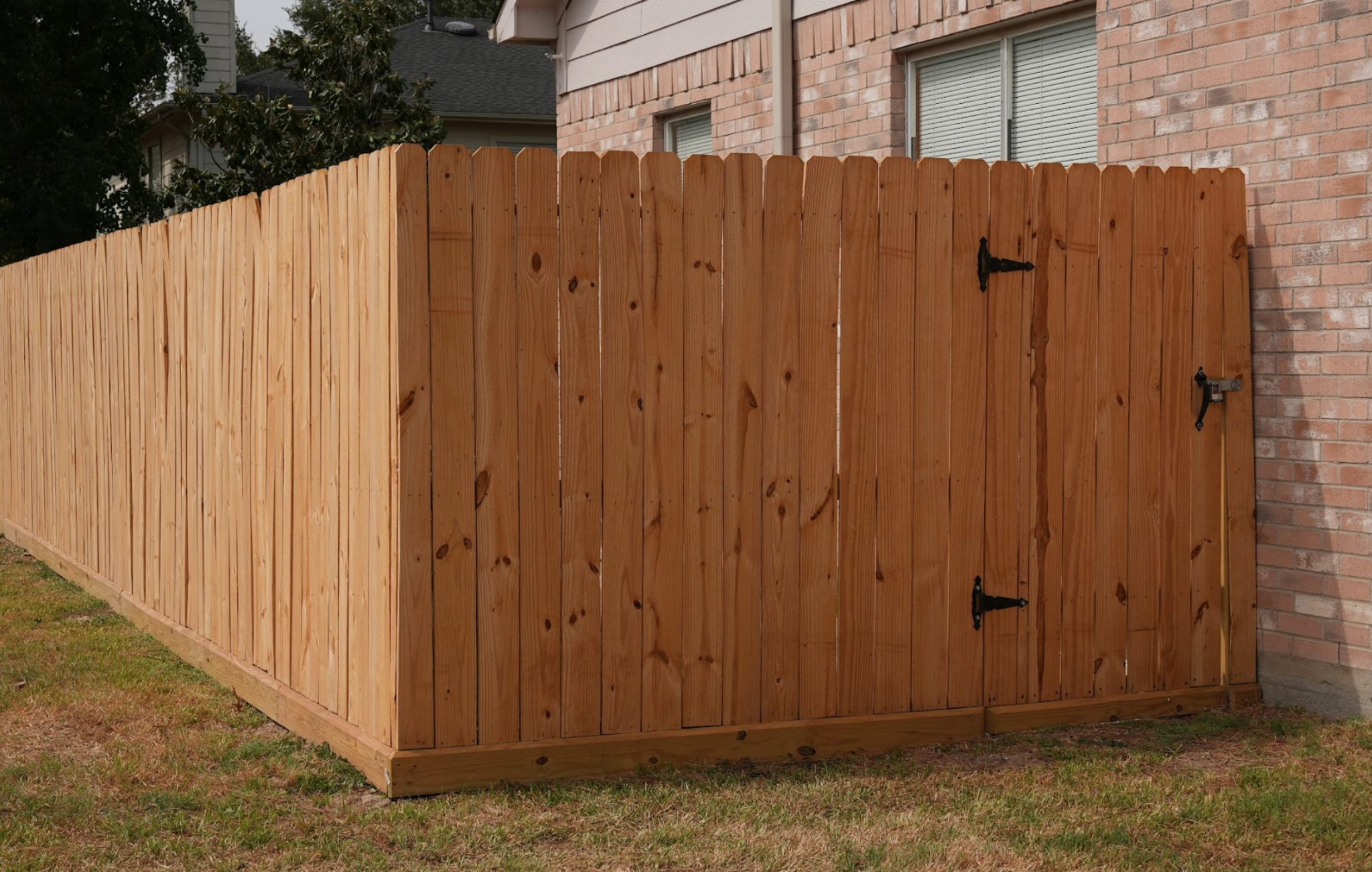 Custom Wooden Fencing Installation in Katy, TX
